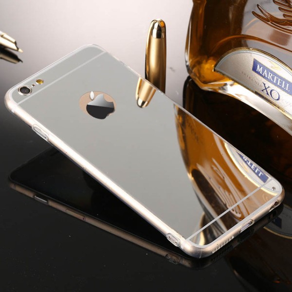 Spejlskal iPhone 6 / 6S - flere farver Black