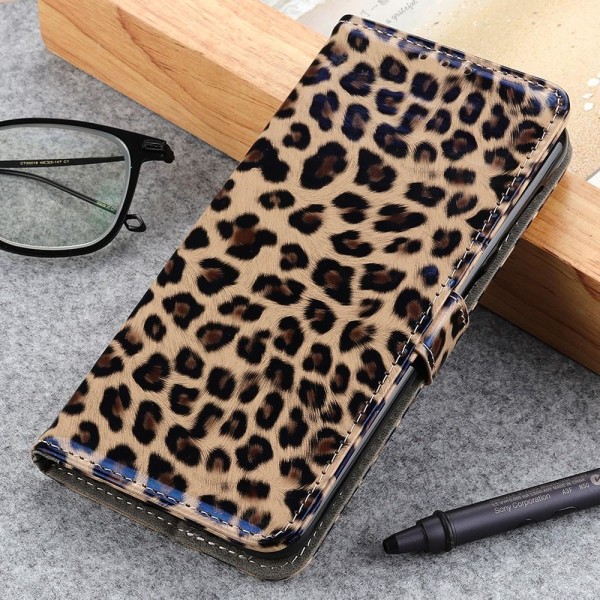 SKALO Xiaomi 11T/11T Pro Leopard -kuvioinen lompakkokotelo PU-nahkaa Multicolor