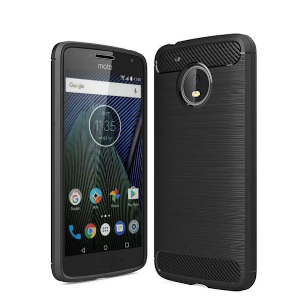 Stöttåligt Armor Carbon TPU-skal Moto G5 Plus Blue