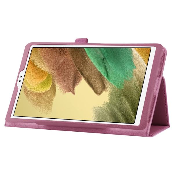 SKALO Samsung Tab A7 Lite Duofold Litchi Fodral - Lila Lila