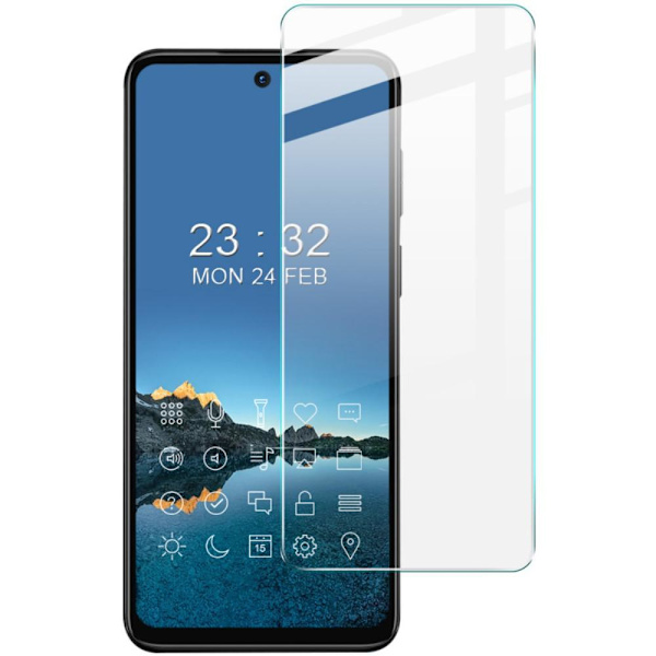 SKALO Motorola Moto G53 5G Hærdet Glas Skærmbeskyttelse Transparent