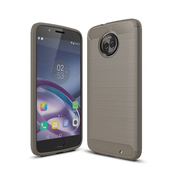 Stöttåligt Armor Carbon TPU-skal Moto X4 Grey