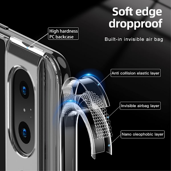 SKALO Google Pixel 8 TPU Clear Hybrid Skal - Transparent Transparent