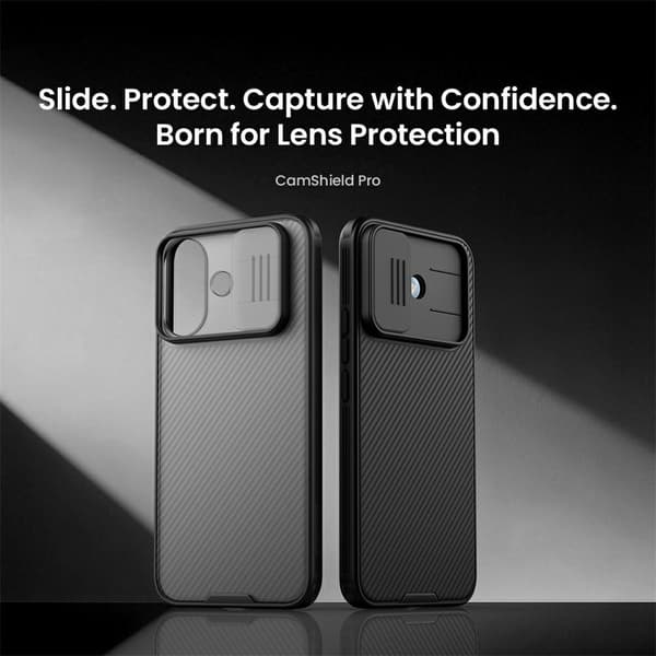 NILLKIN CamShield Pro Series Cover til Xiaomi Redmi Note 17 Pro - Sort Black