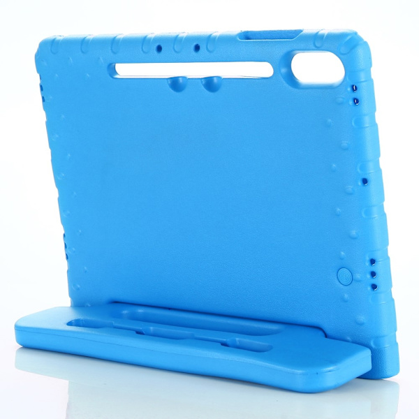 SKALO Samsung Tab S9+/S9+ FE Kuori kahvalla/telineellä - Sininen Blue