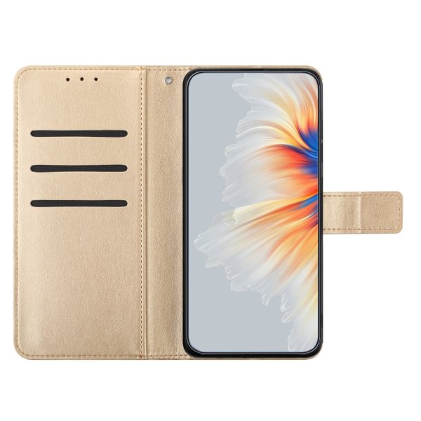 SKALO Samsung A15 5G Mandala Flip Cover - Guld Gold