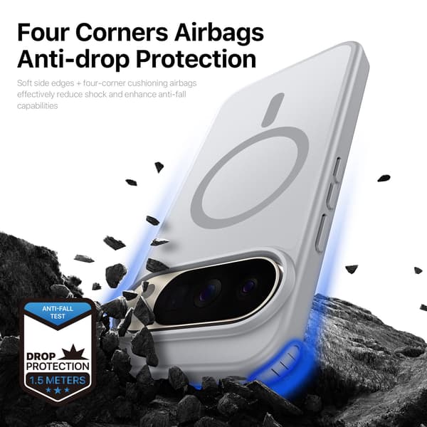 DUX DUCIS Yind Series Matte Finish Cover til Google Pixel 11 Pro - Grå Grey