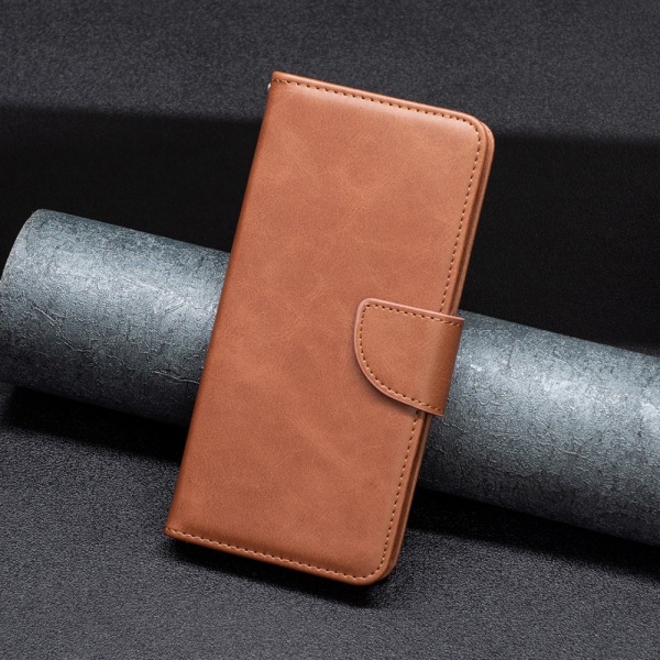 SKALO Xiaomi 12 5G Lompakkokotelo PU-nahkaa - Ruskea Brown