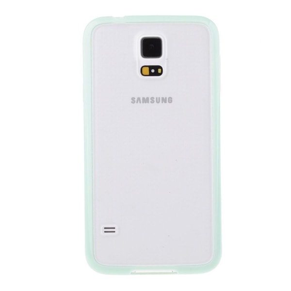 Himmeä Läpinäkyvä kansi värillisellä kehyksellä Samsung S5 - enemmän värejä Yellow