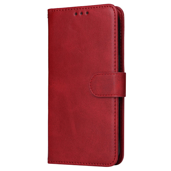 SKALO OnePlus 12 5G PU-læder Pungetui - Vælg farve Red