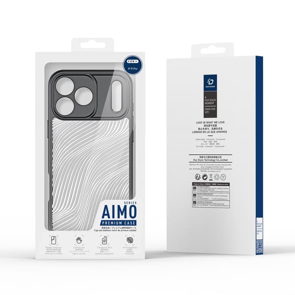 DUX DUCIS iPhone 17 Pro Aimo Series Cover - Sort Black