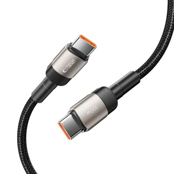 Tech-Protect UltraBoost Evo USB-C-kaapeli 100W 1m - Titanium Grey