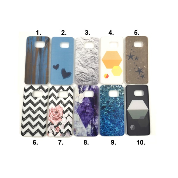 Cover med motiv Samsung S7 MultiColor #10