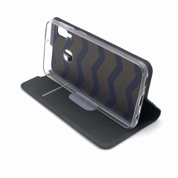 Plånboksfodral Ultratunn design Samsung A40 - fler färger Mörkgrå