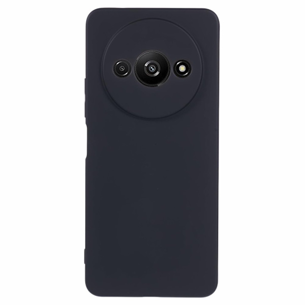 SKALO Xiaomi Redmi A3 Matte Black Ultra-tynd TPU Cover Black