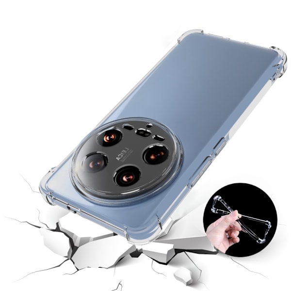 SKALO Xiaomi 14 Ultra 5G Extra strong TPU-skal Transparent