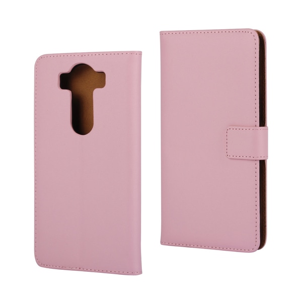 Lompakkokotelo aitoa nahkaa LG G4 - enemmän värejä Pink