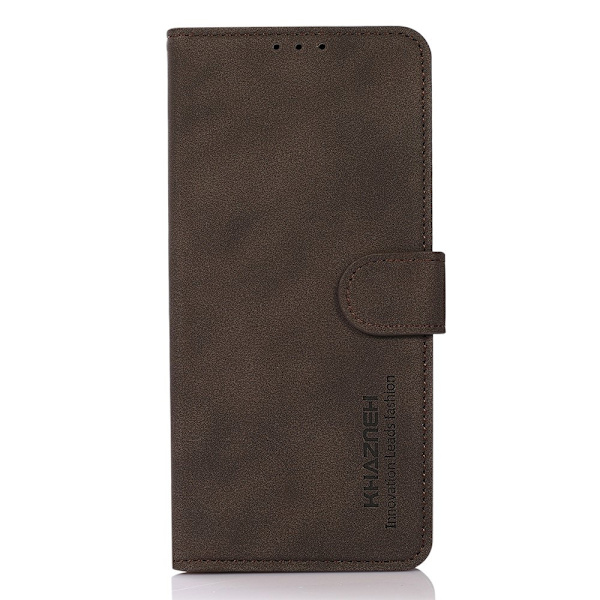 SKALO Xiaomi Redmi 14C KHAZNEH Plånboksfodral i PU-Läder - Brun Brun