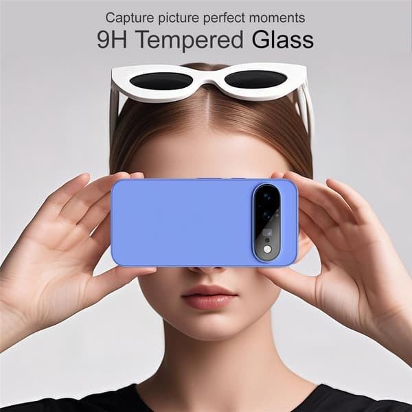 IMAK Kamerabeskyttelse af hærdet glas til Google Pixel 11 - Sort Black