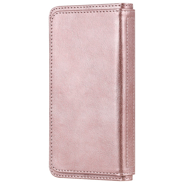 SKALO iPhone 16 Pro 10-FACK Plånboksfodral - Roséguld Rosa guld