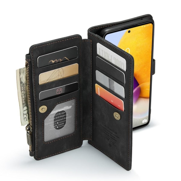 CaseMe Samsung A13 4G CaseMe Big Wallet Plånboksfodral - Svart Svart