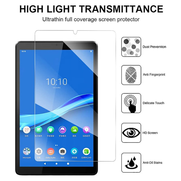SKALO Lenovo Tab M8 Gen 4 Panssarilasi Näytönsuoja Transparent