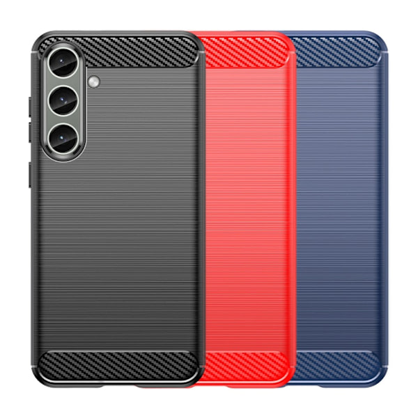 SKALO Samsung S25+ Armor Carbon Skal - Fler färger Blå