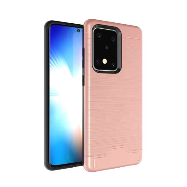 Samsung S20 ULTRA | Panser skal | Kortholder - flere farver Pink
