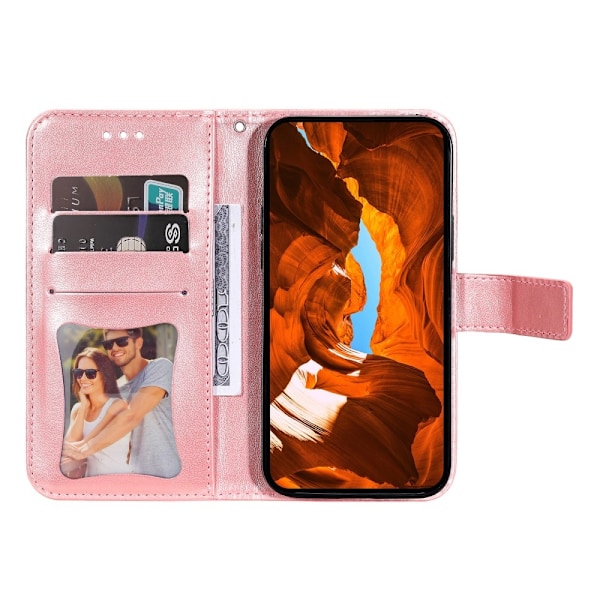 SKALO Motorola Moto G75 5G Mandala Plånboksfodral - Rosa Rosa