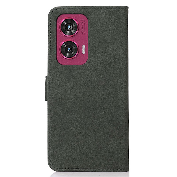 SKALO Motorola Edge 50 Fusion KHAZNEH Plånboksfodral i PU-Läder - Grön Grön