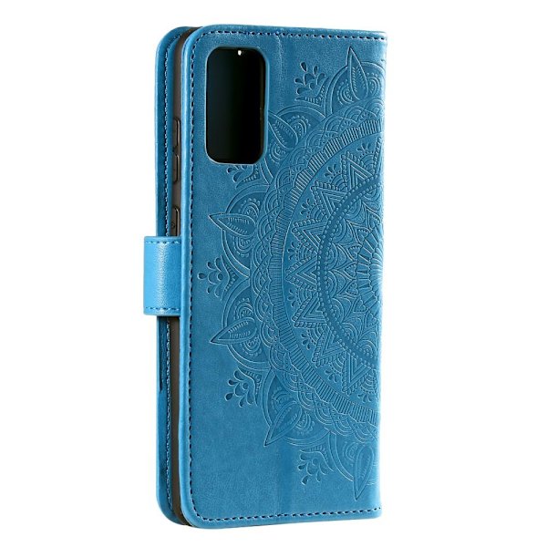 SKALO Samsung A53 5G Mandala Flip Cover - Blå Blue