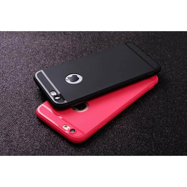 Ultraslim Silikon Skal till iPhone 6/6S - fler färger Svart