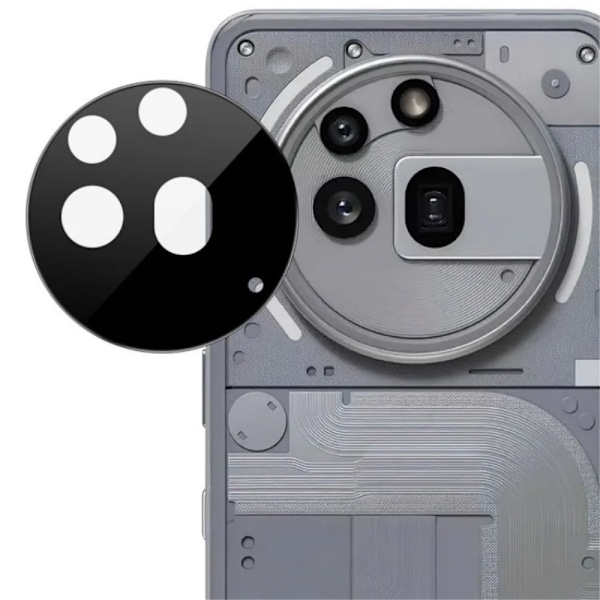 SKALO Nothing Phone (3a) Pro 3D -panssarilasit kameroille - Musta Black