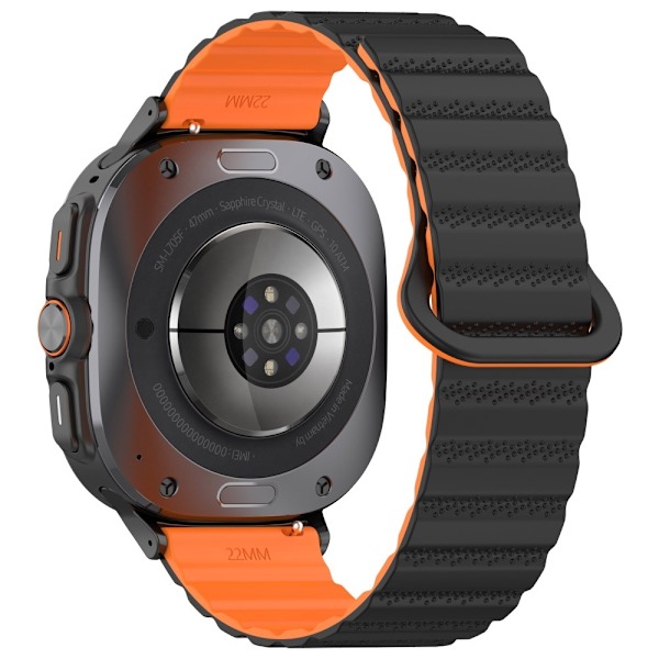 SKALO TPU Magnetarmbånd Samsung Watch Ultra 47mm - Vælg farve Orange