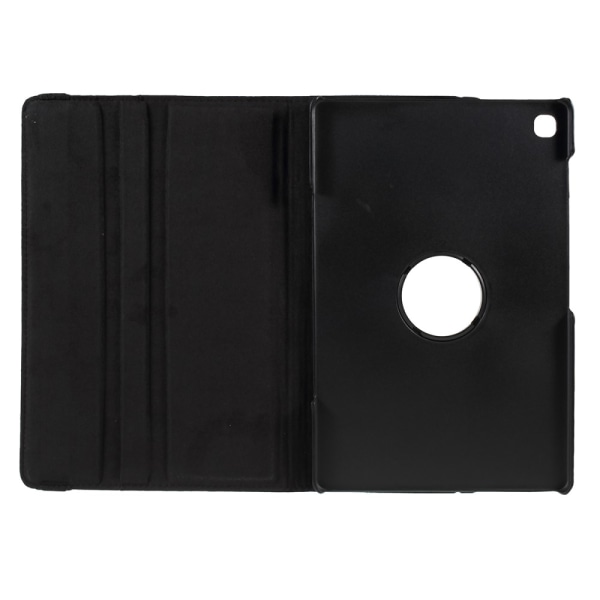 SKALO Samsung Tab S6 Lite 360 Litchi Flip Cover - Sort Black