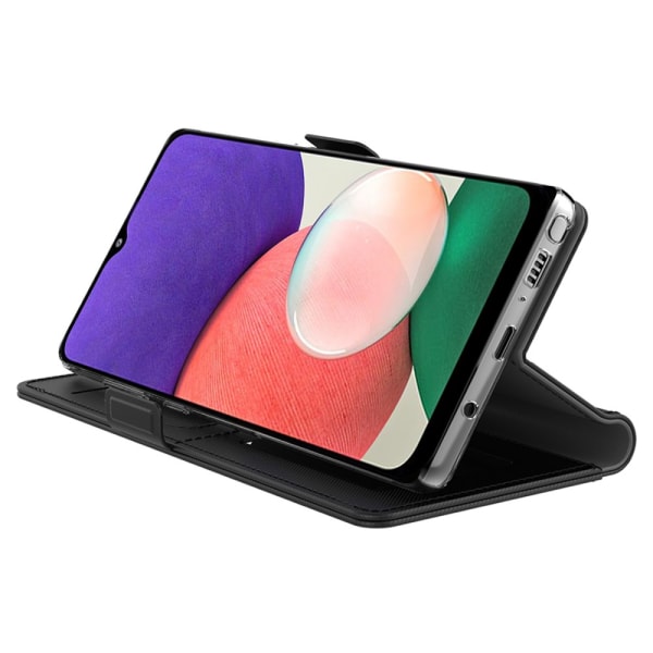 SKALO Samsung S24 Korthållare Spegel Plånbok - Svart Svart