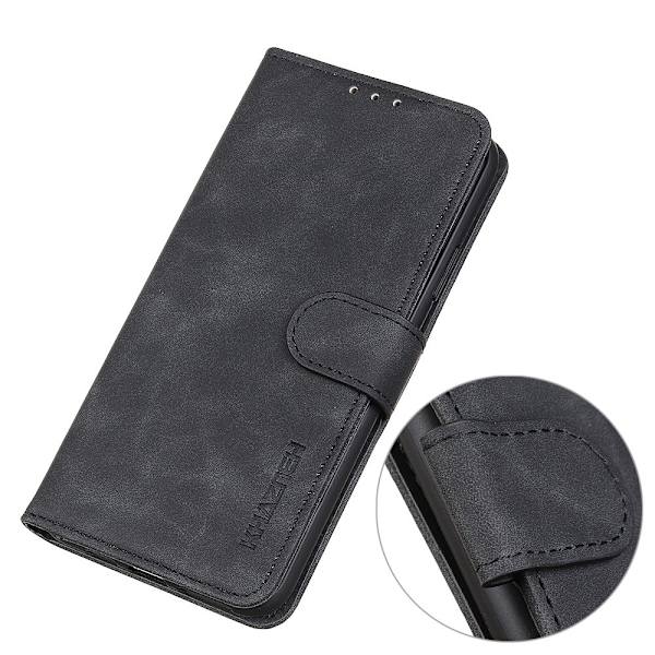 SKALO Asus Zenfone 9 5G KHAZNEH Pungetui i PU-læder - Sort Black