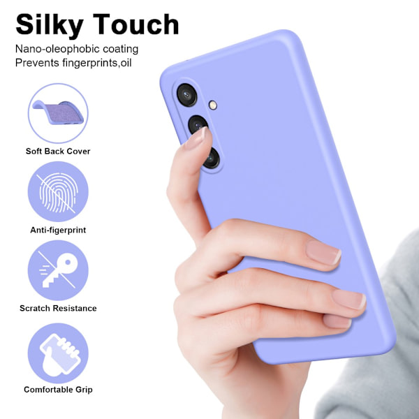 SKALO Samsung S24 Ultraohut TPU-kuori - Valitse väri Purple