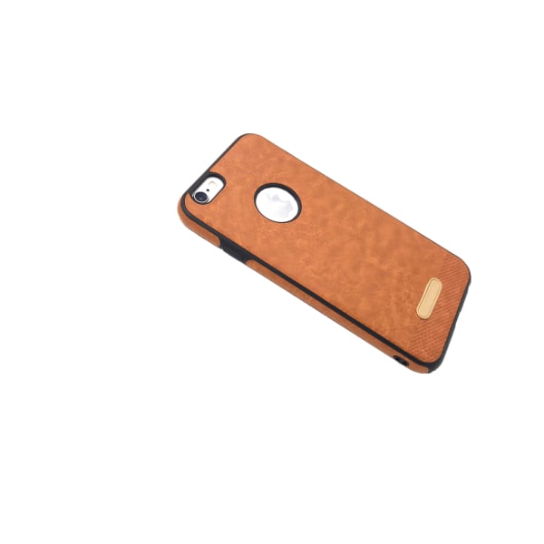 iPhone 6 / 6S Blødt læderetui - flere farver Light brown