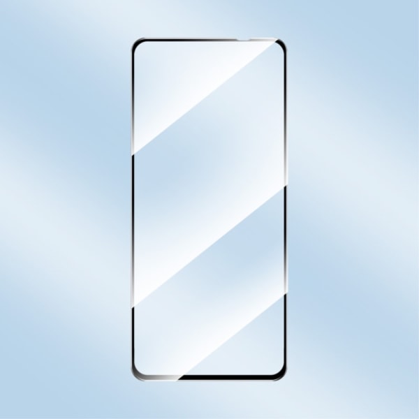 SKALO Xiaomi Redmi 12 4G/5G Heltäckande Skärmskydd Härdat Glas - Svart