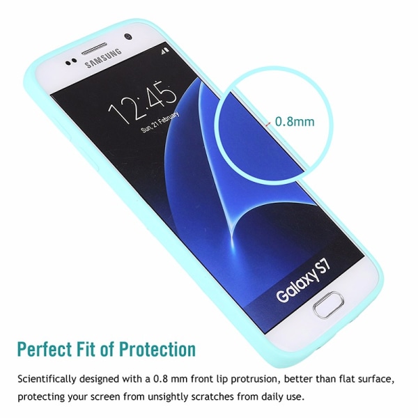 SKALO Samsung S7 Ultraohut TPU-kuori - Valitse väri Red