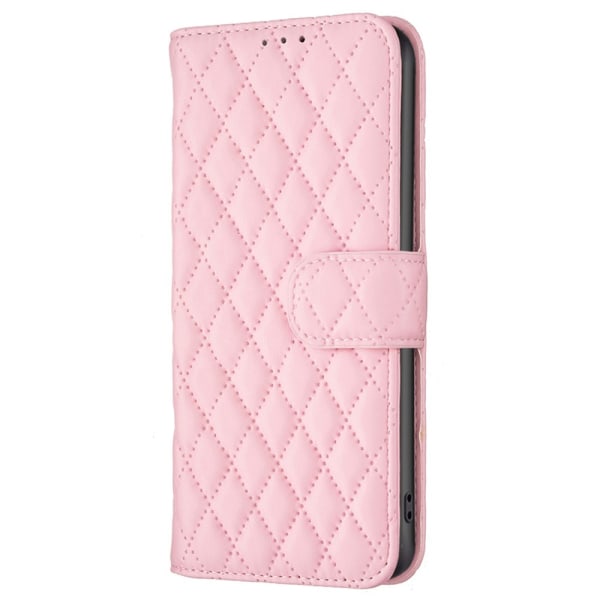 SKALO Motorola Moto G22 BINFEN COLOR Quiltet Pung - Pink Pink