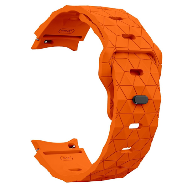 SKALO Hexagon Silikonarmband Samsung Watch 7 40mm/44mm - Fler färger Orange