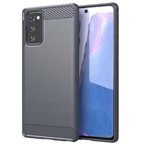 Stöttåligt Armor Carbon TPU-skal Samsung Note 20 Grey
