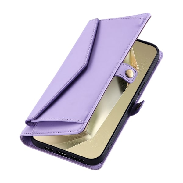 SKALO Samsung A16 PU-Läder Envelope Plånboksfodral - Lila Lila