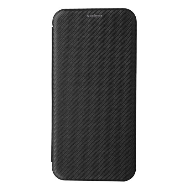 SKALO Samsung S23 FE Carbon Fiber Plånboksfodral - Svart Svart