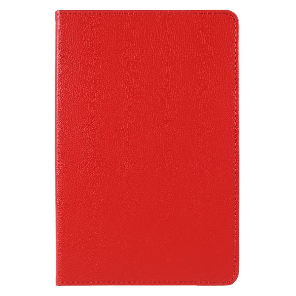 SKALO Samsung Tab A8 10.5 (2021/2022) 360 Litchi Suojakotelo - Punainen Red