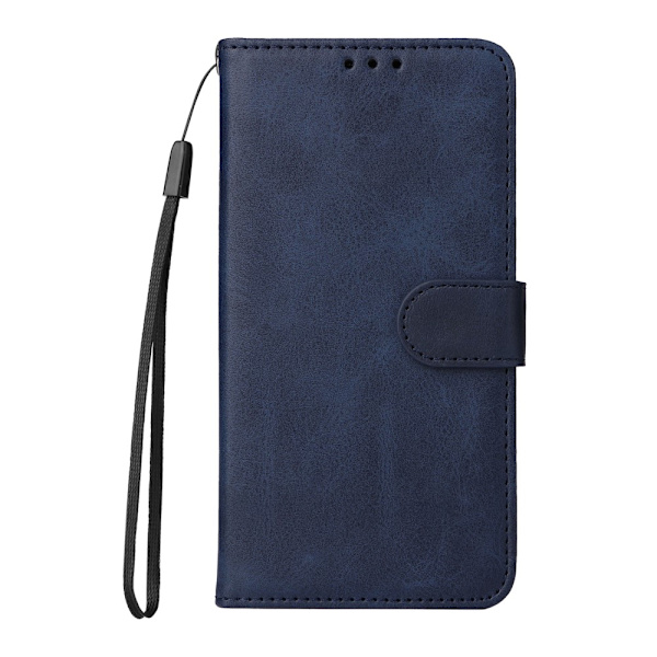 SKALO Xiaomi Redmi 14C PU-læder Pungetui - Vælg farve Blue