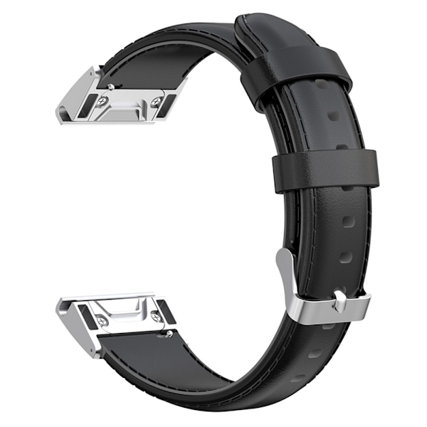 KALEBOL Läderarmband Garmin Fenix 8 47mm - Fler färger Svart