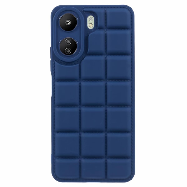 SKALO Xiaomi Redmi 13C 4G Puffer Bumper TPU-suojakuori - Tummans Dark blue